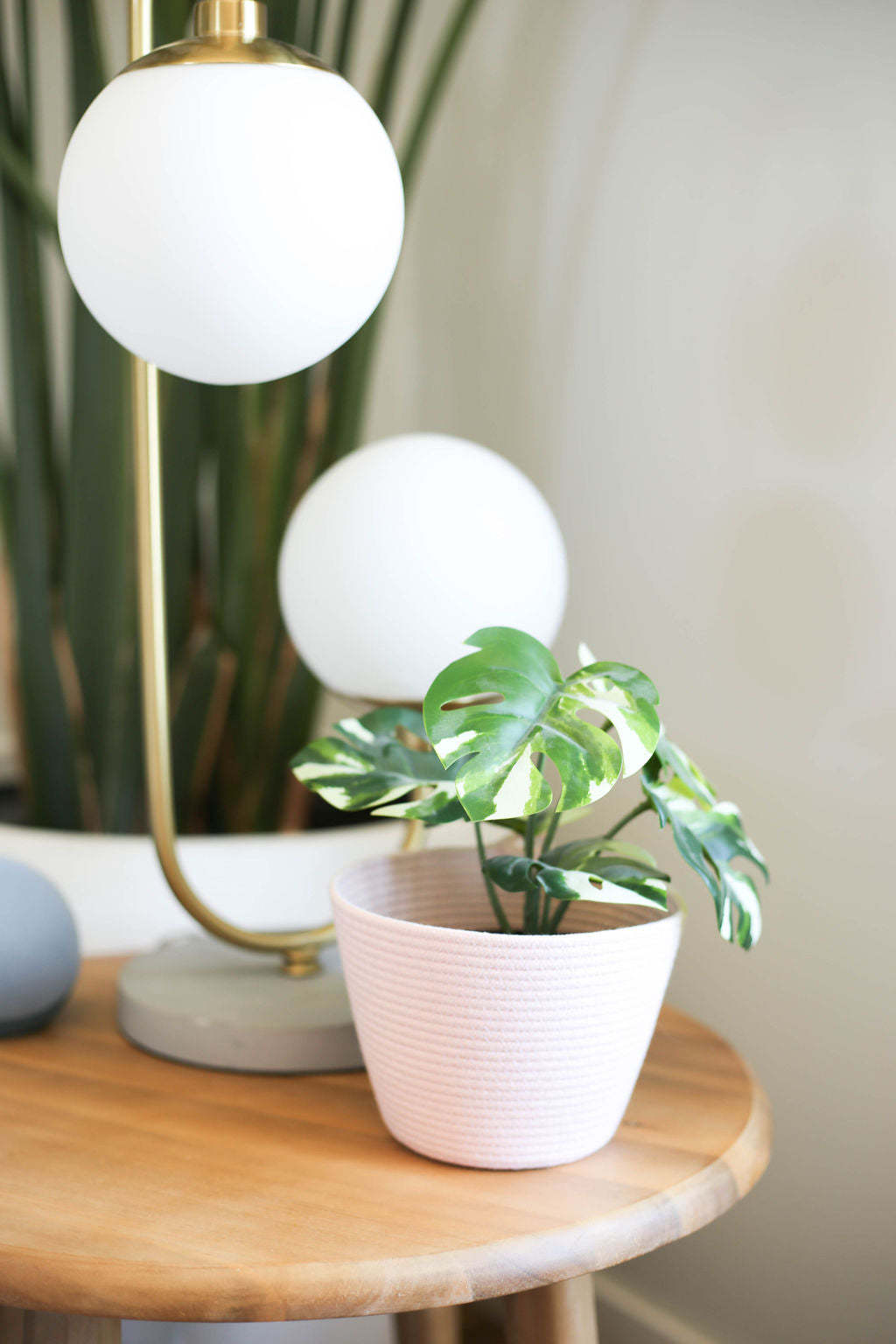 rope standing plant basket plant pot cover 4in 6in 8in size off white minimalist style