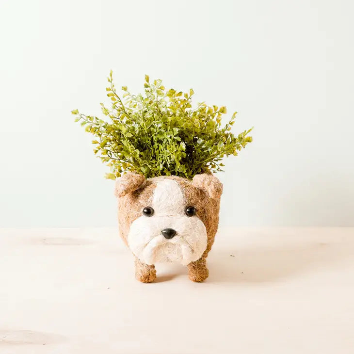 english bulldog planter 4