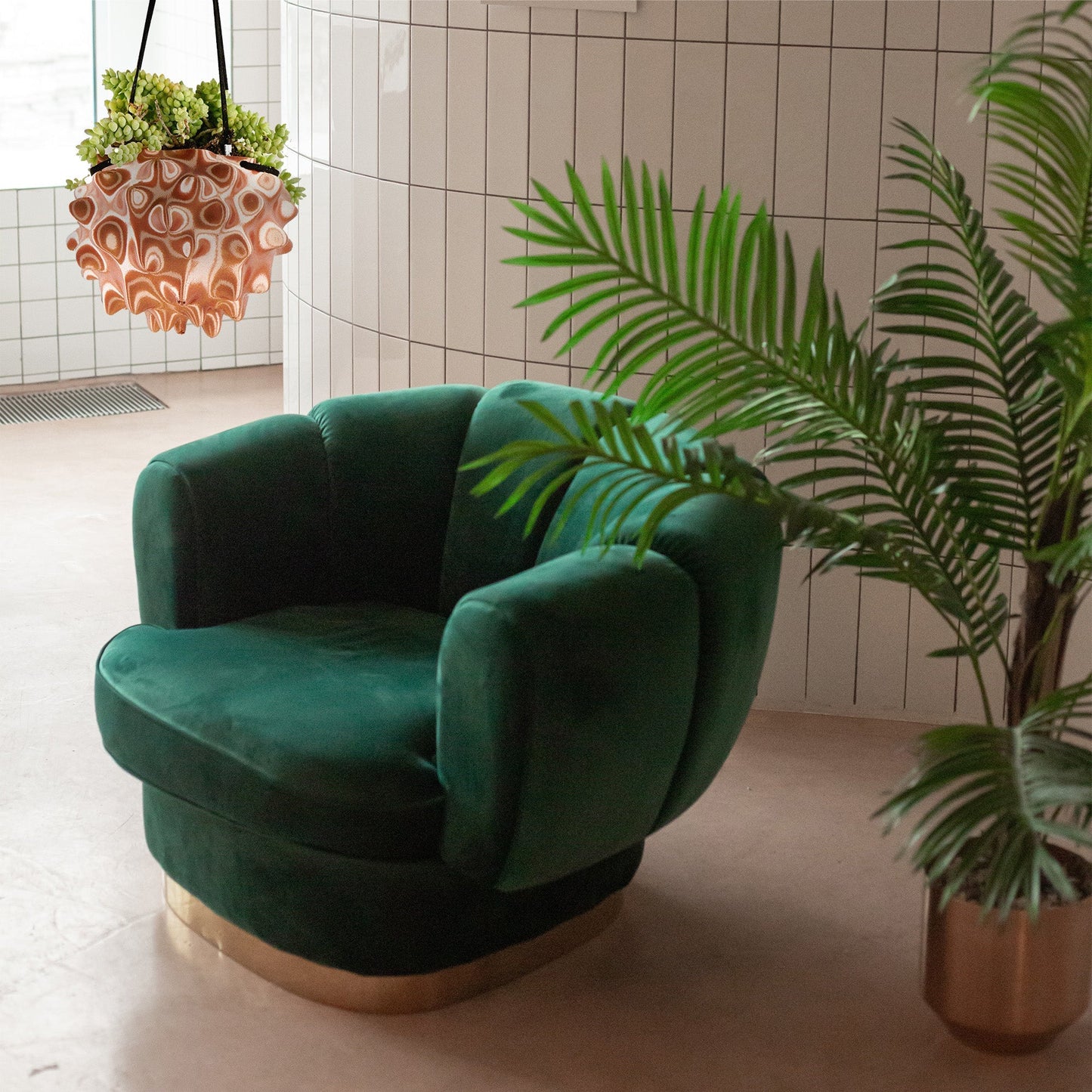 Exotic Orb Hanging Planter