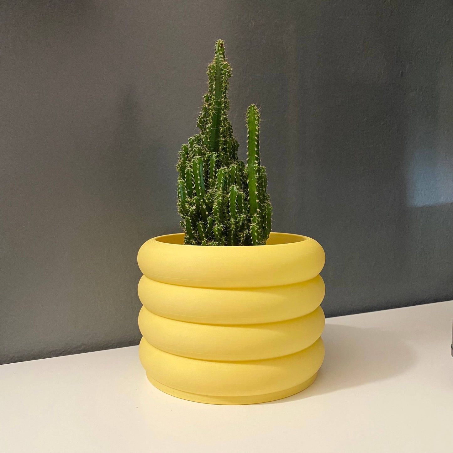 3d printed 4 bubble pot indoor planter pot 2